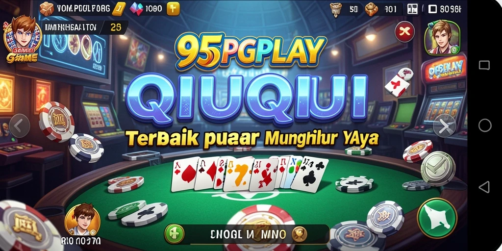 Tampilan gameplay seru dari 95PGPLAY dalam permainan QiuQiu.