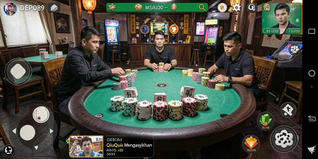 Tampilan gameplay menarik di DEPO89 dengan suasana QiuQiu yang seru.