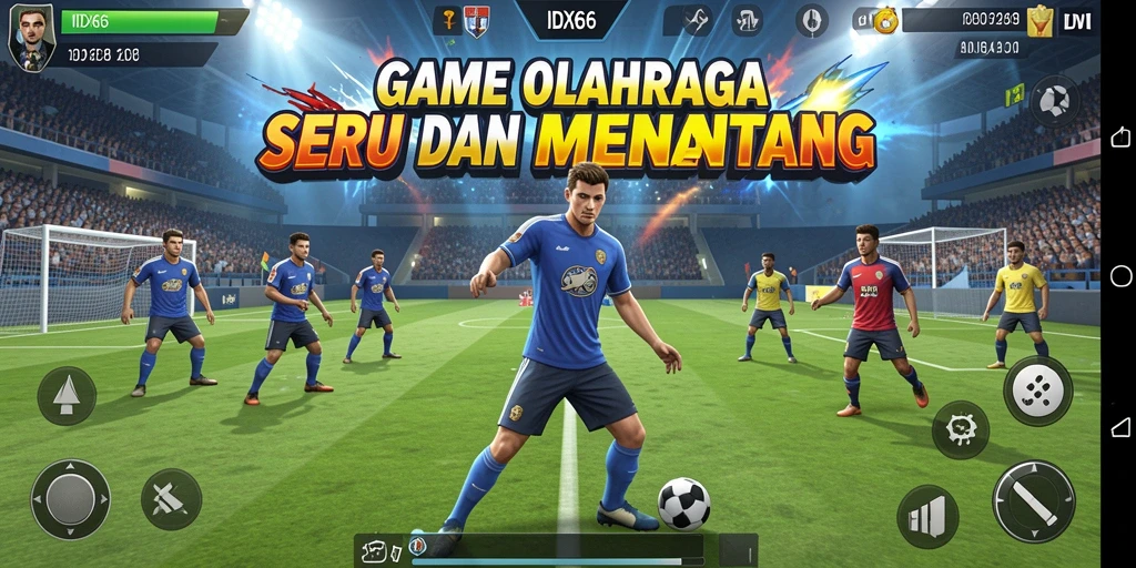 Tampilan gameplay IDX66 yang menarik dengan berbagai cabang olahraga.