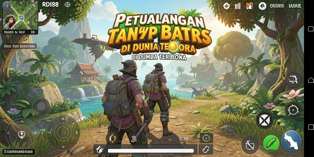 Screenshot menampilkan aksi petualangan seru di RDI88.
