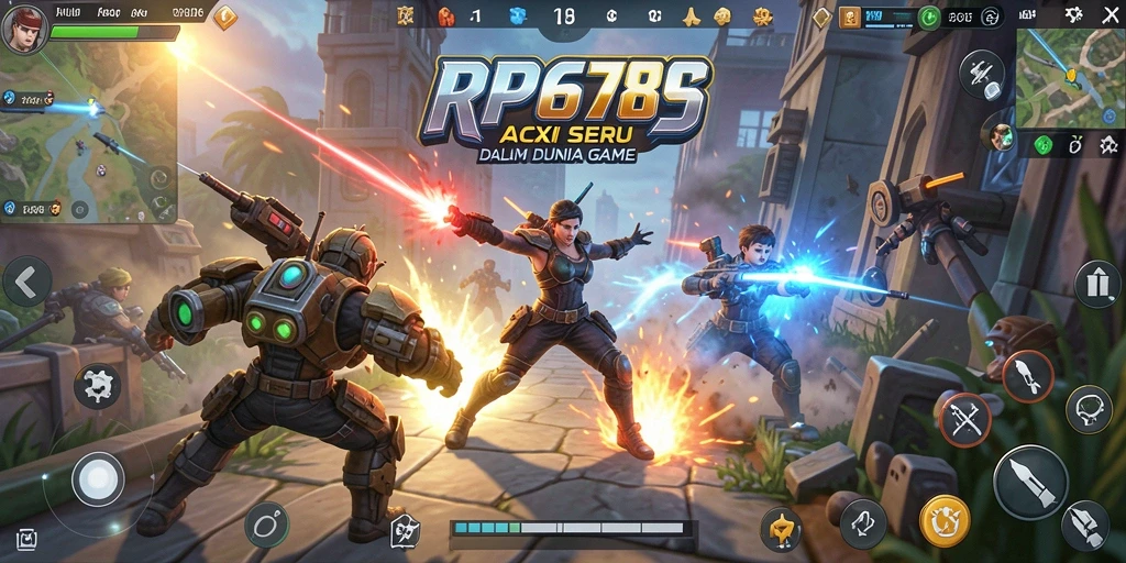 Tampilan utama gameplay RP6789 yang mendebarkan dan penuh aksi.