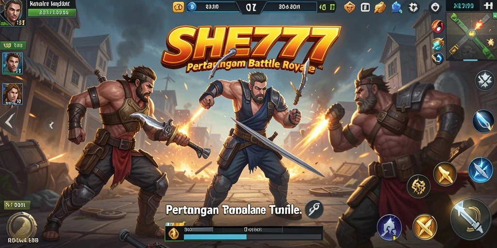 Tangkapan layar menampilkan aksi seru di medan perang Battle Royale.
