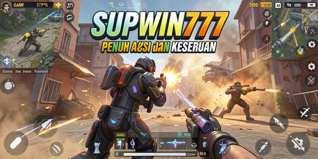 Tampilan gameplay mendebarkan dari SUPWIN777 yang menunjukkan aksi TPS.