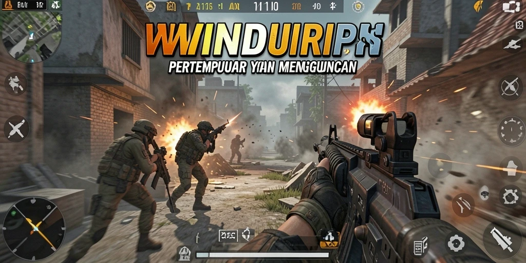 Tampilan menarik dari gameplay intens di WINIDN.